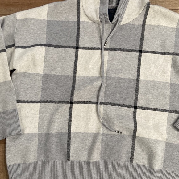 Rachel Roy plaid hoodie, size 1X - Picture 2 of 6